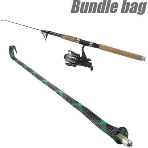 170cm Fishing Rod Cover Rod Sleeve Rod Sock Pole Glove Protector Tools Sea River Lake Pool Mesh Wrap Pesca Iscas Fishing Tackle