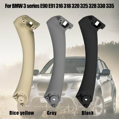 3 Colour Left Right Car Interior Handle Door Armrest Panel Pull Trim Cover For BMW 3 Series E90 E91 316 318 320 325 328 330 I7T8