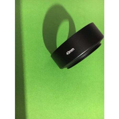 43mm standard screw in mount Metal Lens Hood cover for c mount movie cctv camera free shipping
