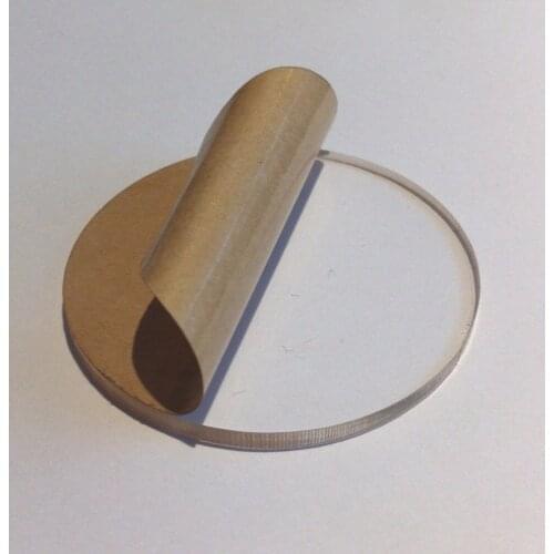 5mm Thick Laser Cut Clear Cast Acrylic Plexiglass Disks For Jewelry Display Holder Discs