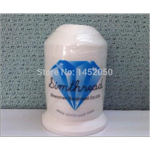 White Color Glow in the Dark Thread 1000 yards/Spool Free Shipping