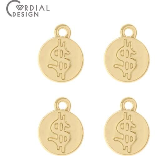 Cordial Design 100Pcs 10*13MM Jewelry Accessories/Earrings Pendants/Jewelry Finding Components/Hand Made/DIY Charms/Round Shape