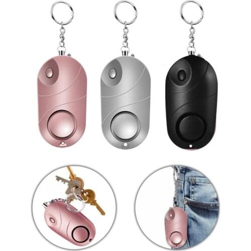 130dB Self Defense Alarm Egg Shape Girl Women Security Protect Alert Personal Safety Scream Loud Keychain Emergency Alarm