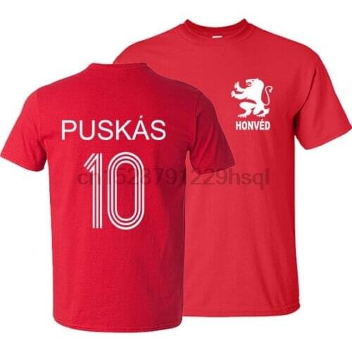 Ferenc Puskas t-Shirt S-3XL Hungary Legend Footballer Honved Budapest Double Side