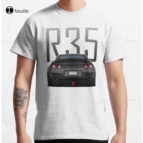 Nissann Gt-R Aimgain Gtrnissan Gtr35 R35 R35Gtr Gtr 35Gtr Classic T-Shirt Cotton Tee Shirt
