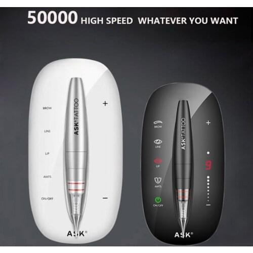 Permanent Makeup Tattoo Machine Digital Electric Eye Brow Lip Rotary Pen MTS PMU System Makeup Machine With 10pcs Needles