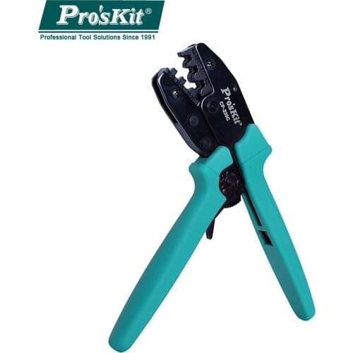 Hot Proskit CP-230C Connecting Naked Terminal Ratchet Pressure Clamp Ratchet Terminal Crimping Hand Tool Cold Press Pliers