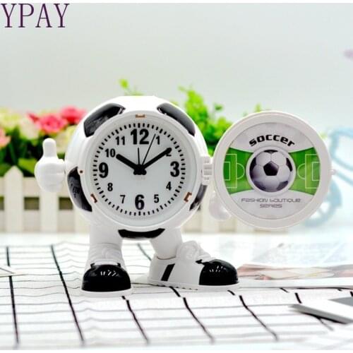 Creative features football table alarm clock wholesale daily department store gifts