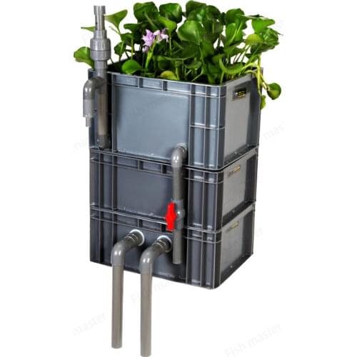 Landscape pool Fish pond filter water circulation system koi pond outdoor large external pool purification filter bucket box