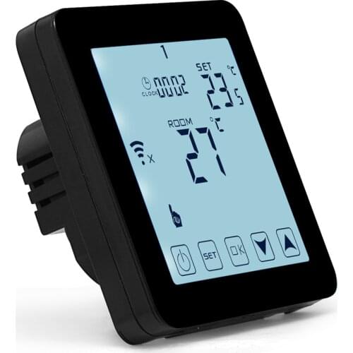 Electric floor heating programmable thermostat wifi with phone iso android smart control