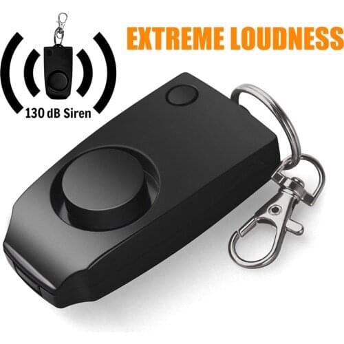 Anti-rape Device Alarm 130dB Safe Sound Emergency Attack Self-defense Keychain Personal Alarm