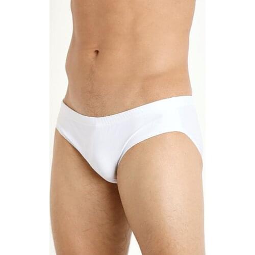 【Special】price male white underwear low waist sexy tight underwear