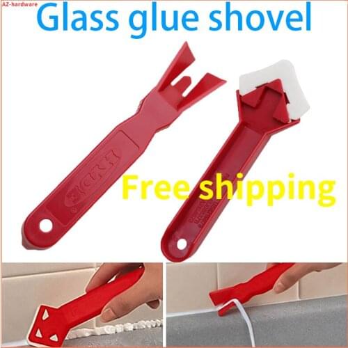 Glass glue shovel Professional Easy to Clean Tile Caulk Cleaner Caulk Remover Glue Scraper ToolRemove residual glue spatula 1Pcs