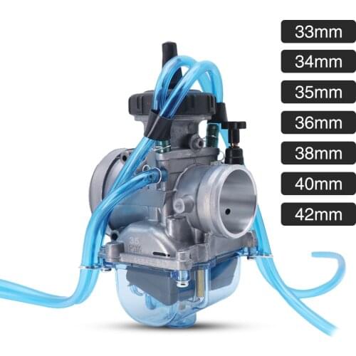 Alconstar Universal PWK 2/4T Motorcycle Carburetor 33 34 35 36 38 40 42mm For Suzuki Yamaha Honda KTM ATV Quad scooter Dirt bike