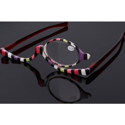 Magnifying Glasses Makeup Cosmetic Reading Glass Folding Eyeglasses +1.0~+4.0 #J