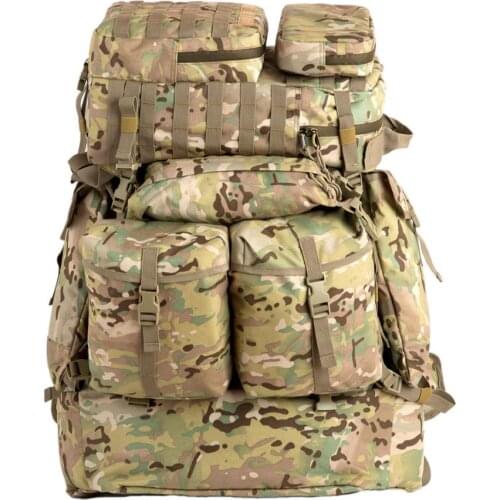 Akmax Military Tactical Backpack FILBE 80L Army Rucksack Camping Backpack For Men Survival Combat Field Outdoor Trekking Bag