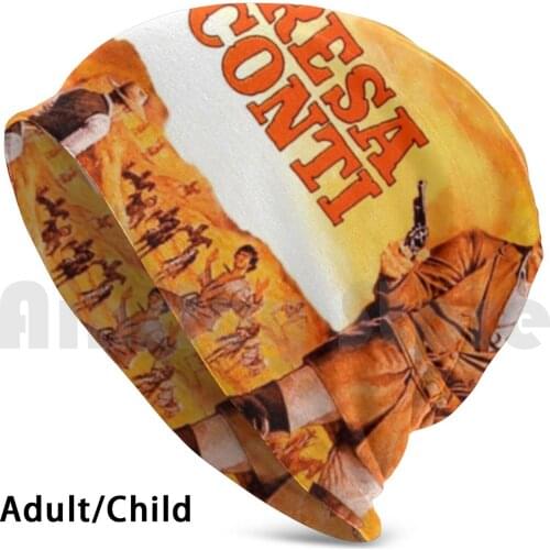 Spaghetti Western Beanies Knit Hat Hip Hop Spaghetti Western Resa Actors Movies Italy English Ennio Morricone