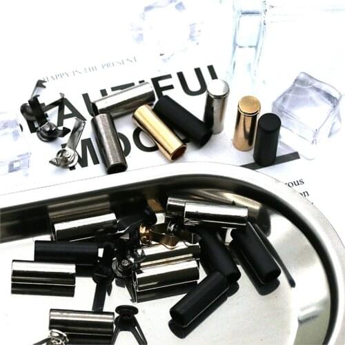 10 Sets Detachable Stopper With Lid Cap Rectangle Cord Ends Lock Stoppers For Rope Apparel Sportswear Parts Accessories