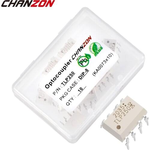 10PCS/LOTS TLP250 250 Optocoupler DIP8 DIP SOP8 SOP SMD Igbt Drive Optoisolator New and Original Opto Coupler IC Chanzon