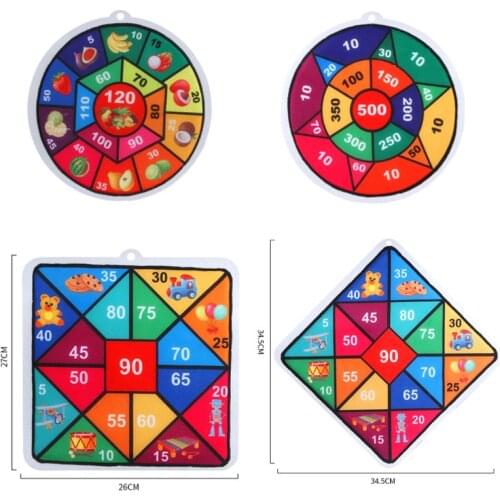 2020 New Children Dart Board Game Dartboard with 2pcs Sticky Balls Educational Toys Safe