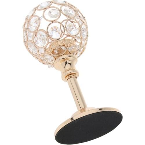 4 SET CRYSTAL TEA LIGHT VOTIVE CANDLE CANDLE CANDLE WEDDING GOLDEN-S