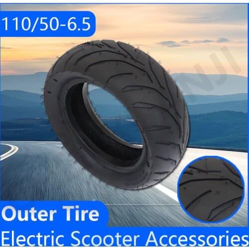 90/65-6.5 Vacuum Tire 110/50-6.5 Outer tire Tubeless Tyre for 47cc/49cc Mini Pocket Bike Gas Electric Scooter Front/rear Tire