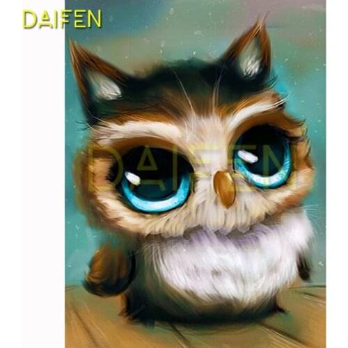 Full Square Diamond embroidery cartoon animal eyes Full Round Diamond mosaic cartoon animal DIY3D Diamond painting Cross stitch