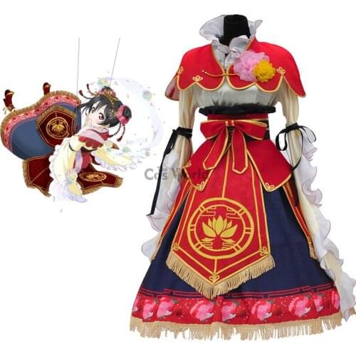 Love Live School Idol Project Yazawa Nico Seven Lucky Gods Dress Uniform Outfit Anime Cosplay Costumes