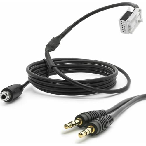 AUX Audio Line Adapter Jack Socket Plug Cable for E60 E61 E63