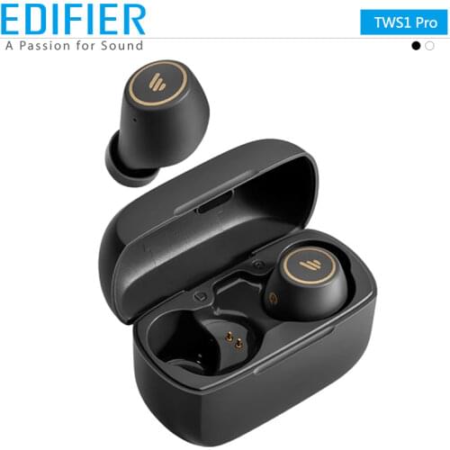 EDIFIER TWS1 Pro TWS Wireless Bluetooth V5.2 Earphone aptX Adaptive 42hours Playback Type-C Fast Charging Crystal-clear Sound