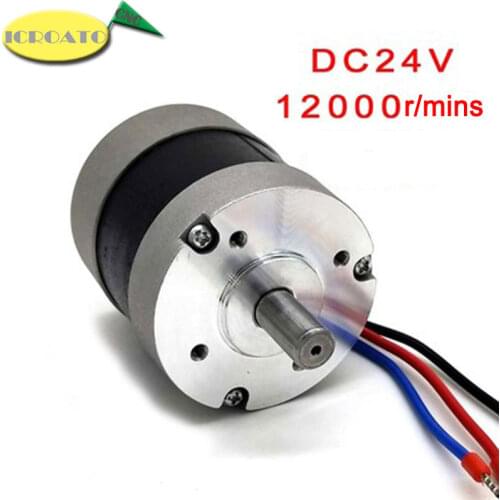 DC Brushless Motor Grinding Motor 24V 12000 rpm,36V 18000 rpm,43V 21500 rmp Speed can be customized,Adjustable Spindle Motor