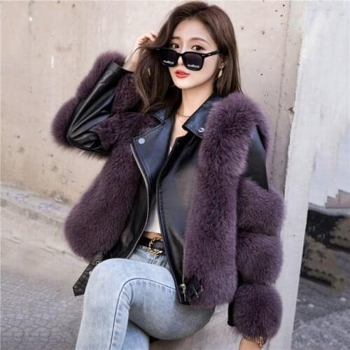 Шубы из натурального меха Bless ming han China At AliExpress