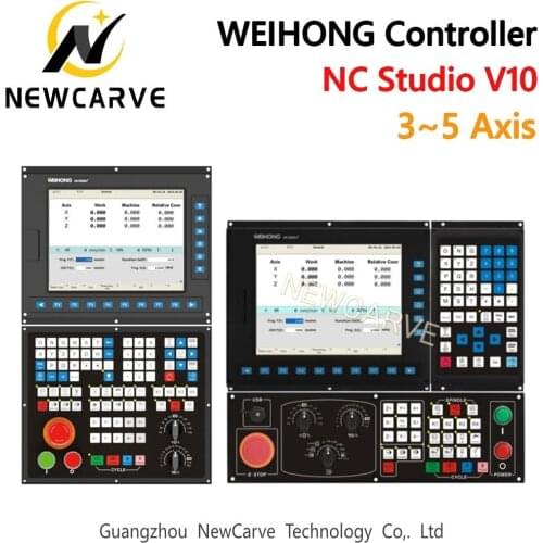 WEIHONG Nc Studio V10 Controller CNC Router 3-axis 4-axis 5-axis Linkage Integrated Control Card NK300CX-H/HM/V/VM NEWCARVE