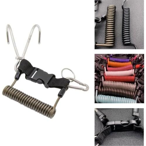 Diving Reef Hook Stainless Steel Diving Safety Double Hook Quick-Release Hook Outdoor Surfing Underwater Sport Accessories 2