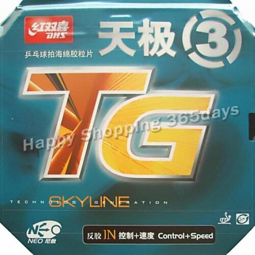 DHS NEO Skyline TG3 TG-3 TG 3 pips-in table tennis pingpong rubber with orange sponge 2.15-2.2mm