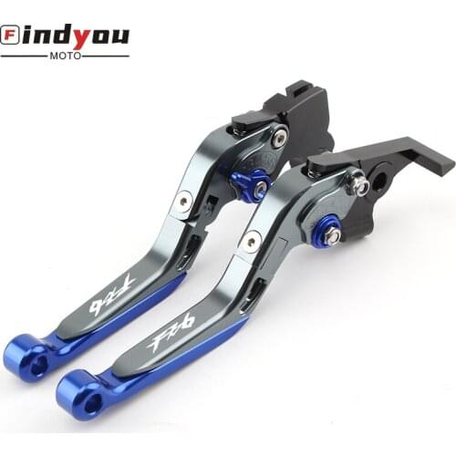 For YAMAHA FZ6 FAZER FZ6R Motorcycle CNC Brake Clutch Levers Handle FZ6R 2009-2017 FZ6 2004-2010 2009 2008 2007 2006 2005