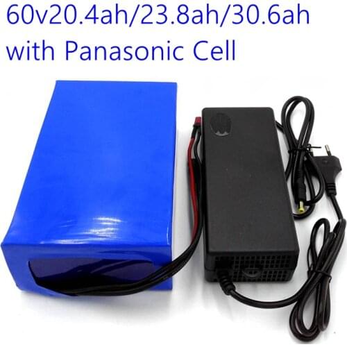 60V 20AH 2500W Lithium ion Battery electric bike battery electric wheelchair e motorcycle battery 30/40A/50A BMS Free duty
