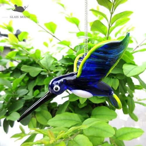 Синие ловцы снов GLASS MOUSE China At AliExpress