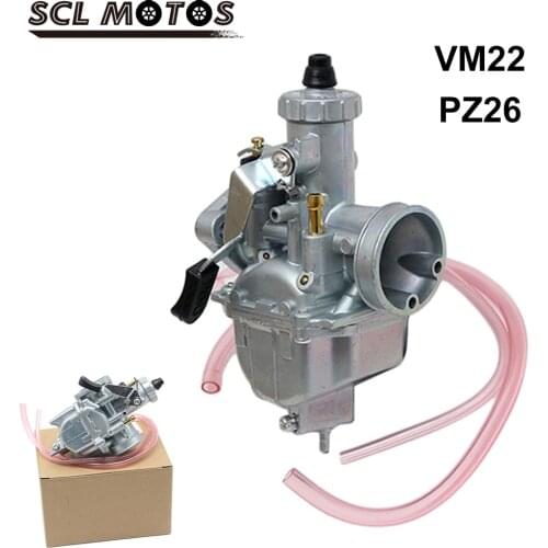 SCL MOTOS Motorcycle Mikuni PZ26 Carburetor VM22 26mm Carb Carburador For Motocross Pit Dirt Bike ATV Quad Motorbike Parts
