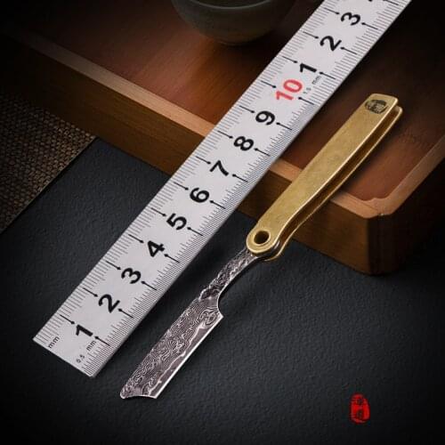 HX OUTDOORS Damascus pocket Knife Pocket Knives hardness excellent knife portable EDC folding knife 2019 new design