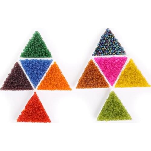 Infinite Beads 3MM 1000Pcs Round Frosted Glass Spacer Loose Seed Beads Jewelry Findings for bracelet necklace Jewelry Free Ship