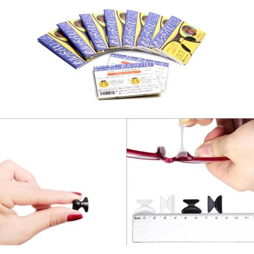 Useful 2Pairs/Lot Soft Non-slip Silicone Nose Pad For Glasses Eyeglasses Sunglasses Nose Pads Reading Glasses Accessories