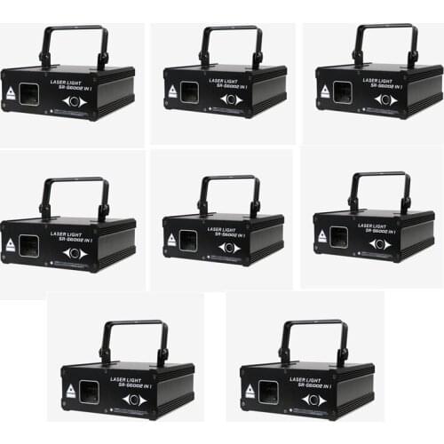 Professional Stage Lighting LED RGB Full Color Laser Light Lines Patterns 2in1 Laser Light DIsco Wedding LED Stage Effect Light