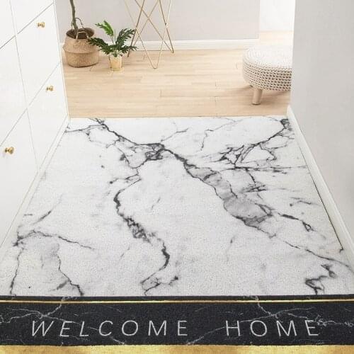 Rectangle Parlor Mats Carpet Non-slip Kitchen Mat Hallway Bathroom Mat Cuttable Door Mats Custom Floor Entrance Door Mat Carpet