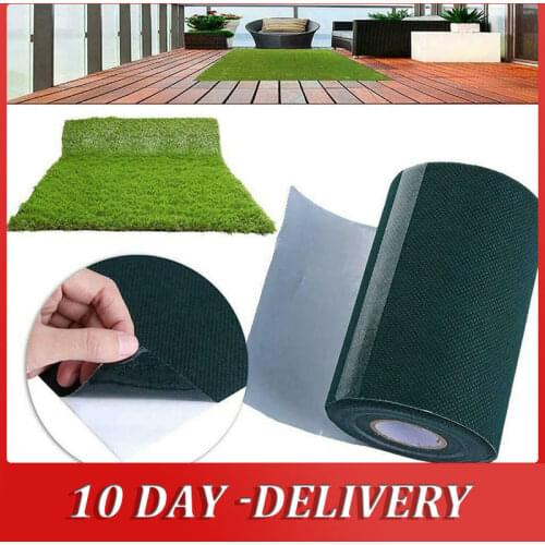 5m/10m Garden Self Adhesive Joining Green Tape Synthetic Lawn Grass Artificial Turf Seaming Decoration Grass Jointing Dropship