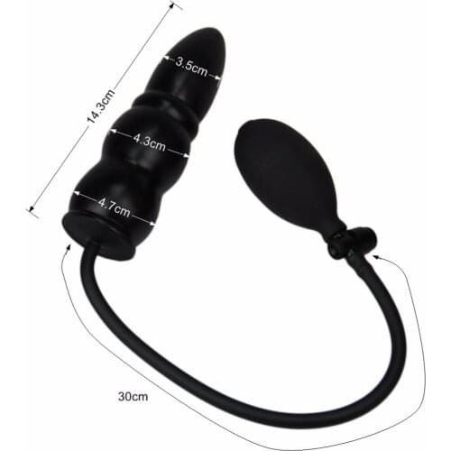 Sex Toys for Women Men pump Anal Dilator Adult Products Silicone Expandable Butt Plug Backyard Massager Inflatable Anal Plug
