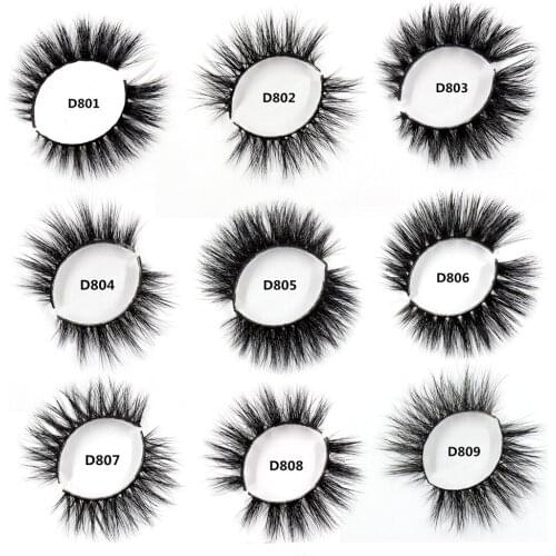 SOQOZ Lashes 3D Mink Eyelashes Handmade Natural Long Mink Lashes Cruelty Free False Eyelashes Makeup Eyelash Maquiagem