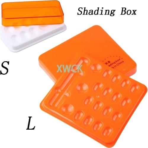 Dental Large Shading Light Box Dentist Material Shading Boxes All-Ceramic Teeth Storage Container