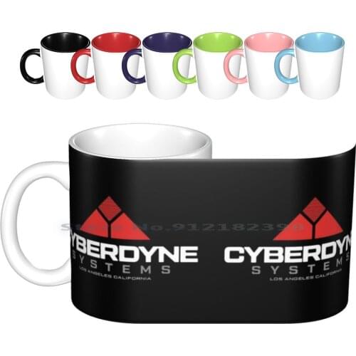 Terminator-Cyberdyne Systems White Ceramic Mugs Coffee Cups Milk Tea Mug Cyberdyne Systems Corporation Arnold Schwarzenegger