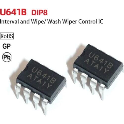 U641B DIP8 BInterval and Wipe/ Wash Wiper Control IC ASIC ic Integrated circuit